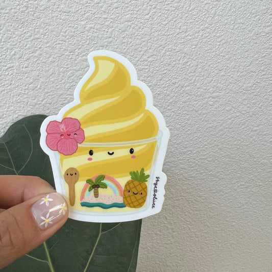 PINEAPPLE SOFT SERVE Sticker