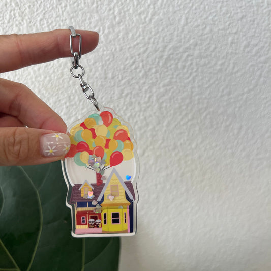 BALLOONS Liquid Keychain