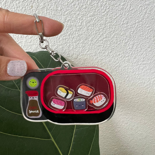 Sushi Shaker Keychain