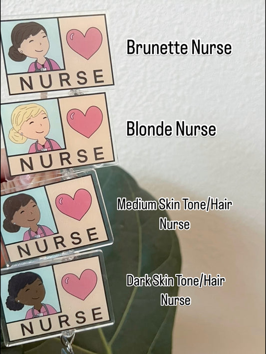 Nurse ID Badge Reel