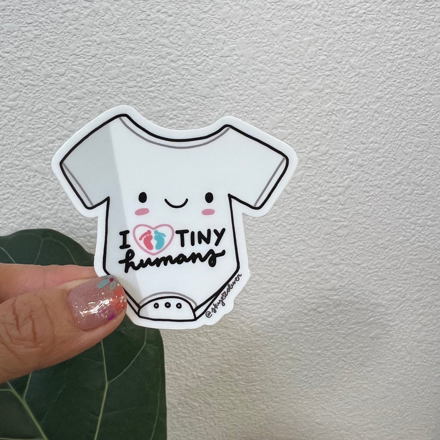 TINY HUMANS Sticker