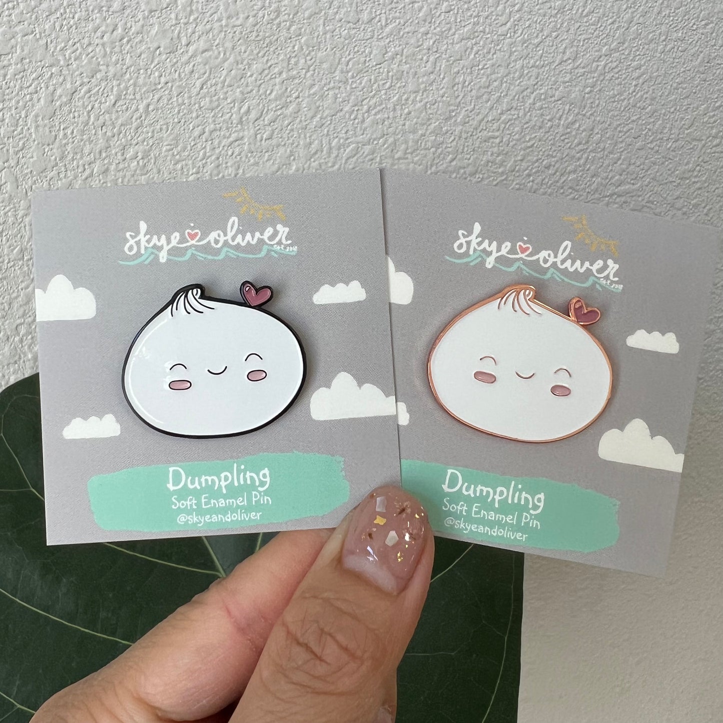 Dumpling Enamel Pin