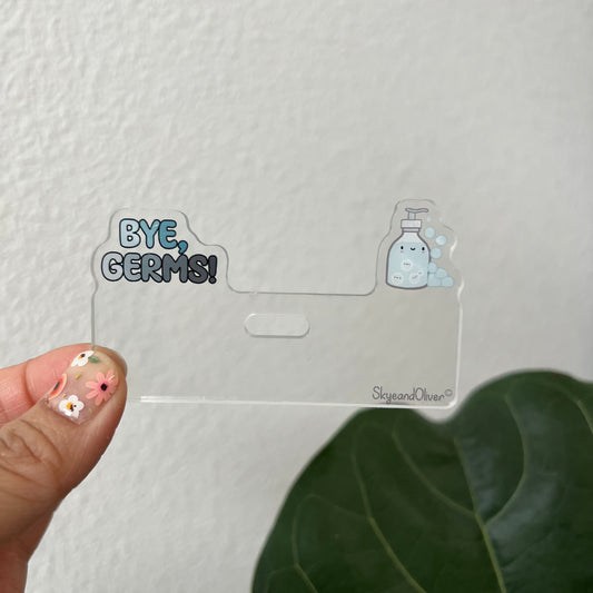 Badge Topper: Bye, Germs!