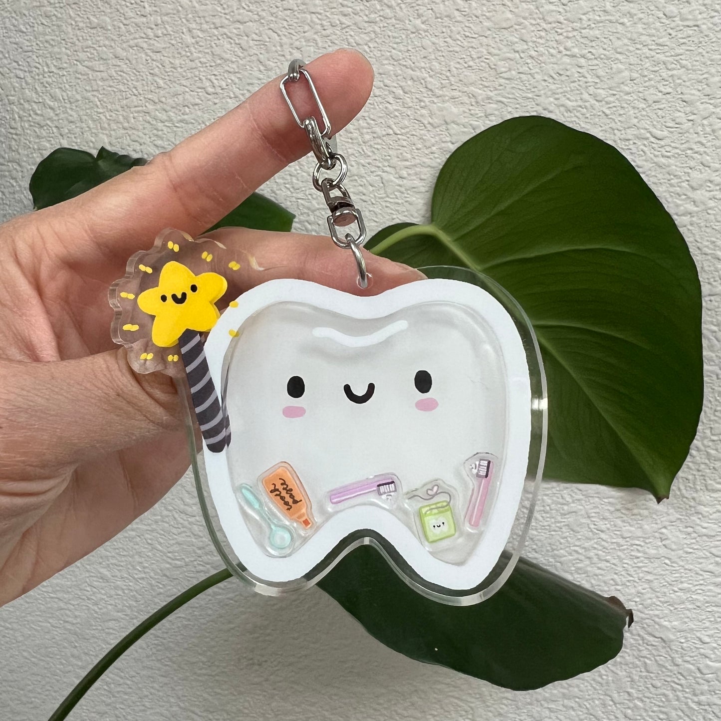 Tooth Shaker Keychain