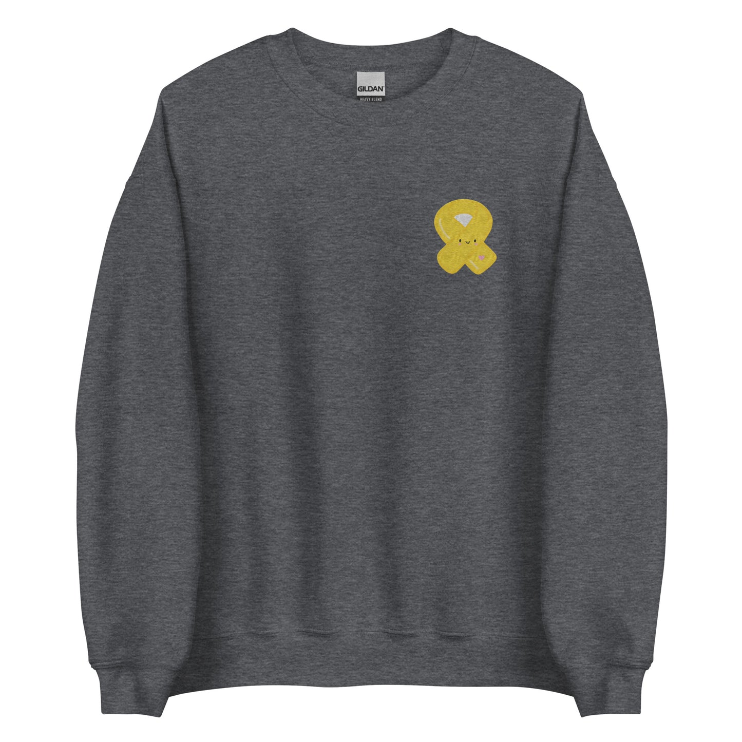 GOLD RIBBON Embroidered Unisex Sweatshirt