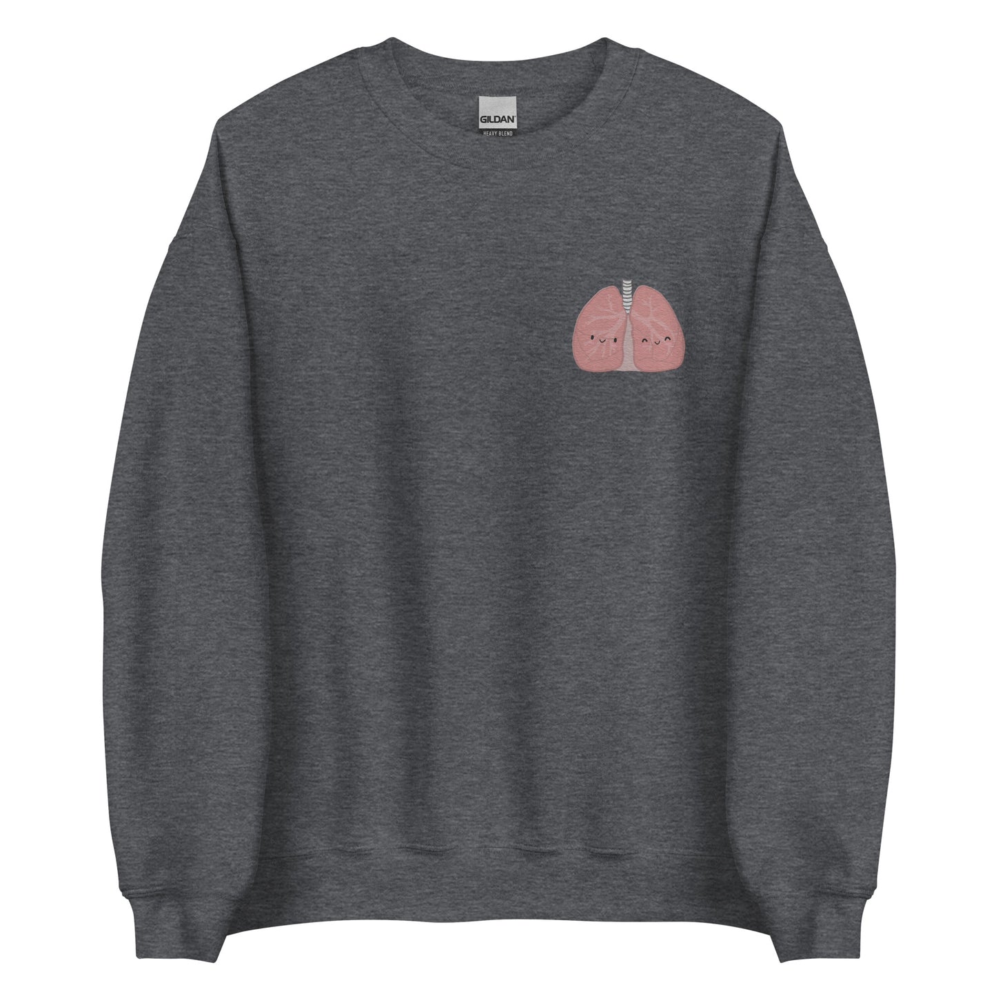 LUNGS Embroidered Unisex Sweatshirt