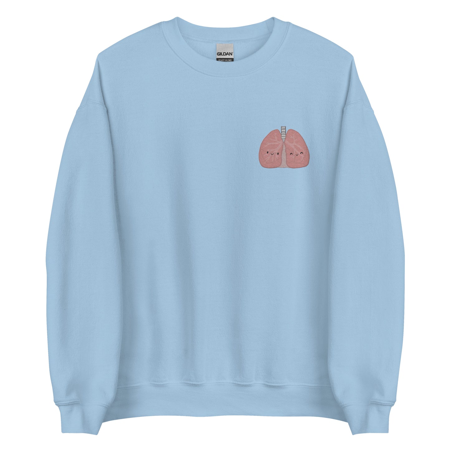 LUNGS Embroidered Unisex Sweatshirt