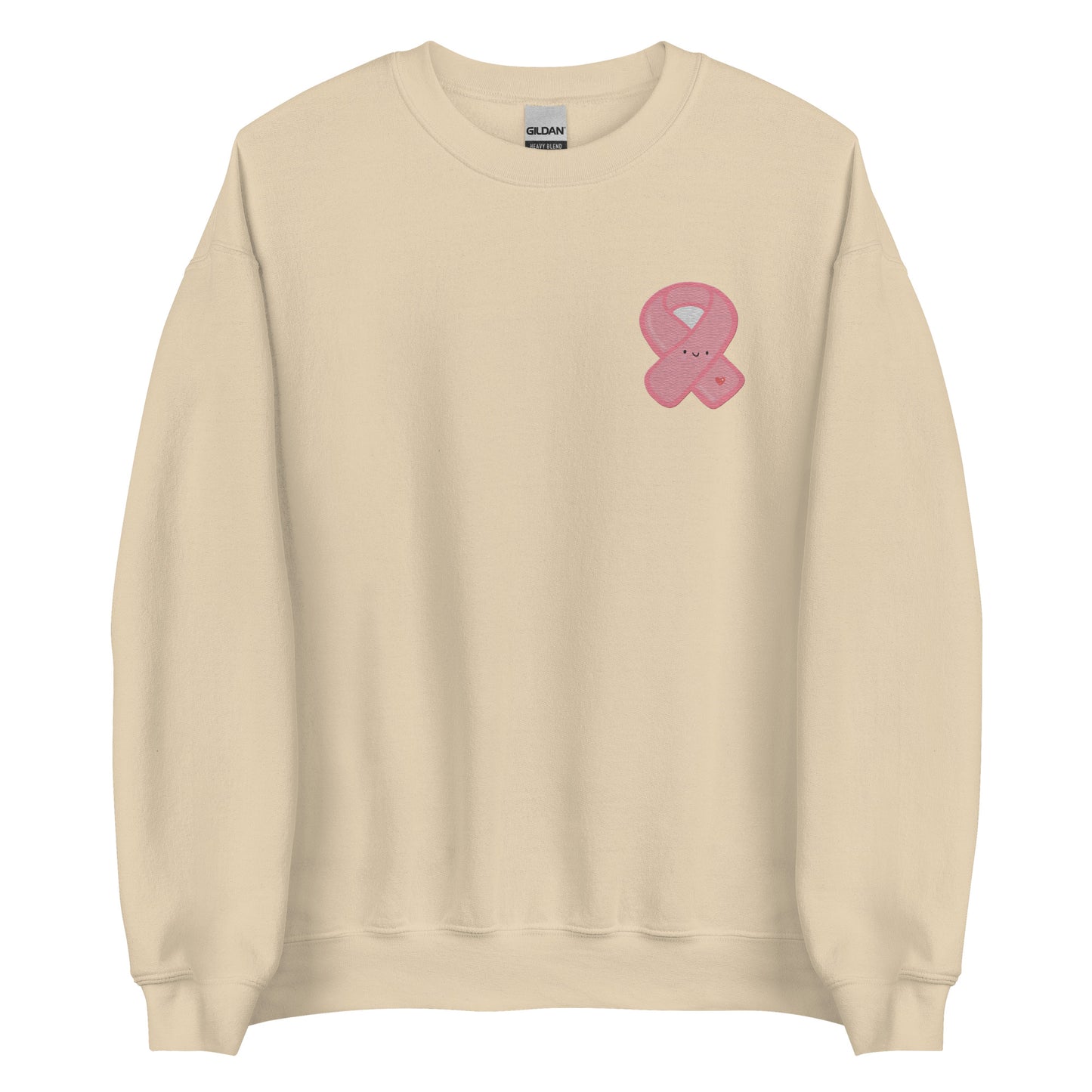 PINK RIBBON Embroidered Unisex Sweatshirt