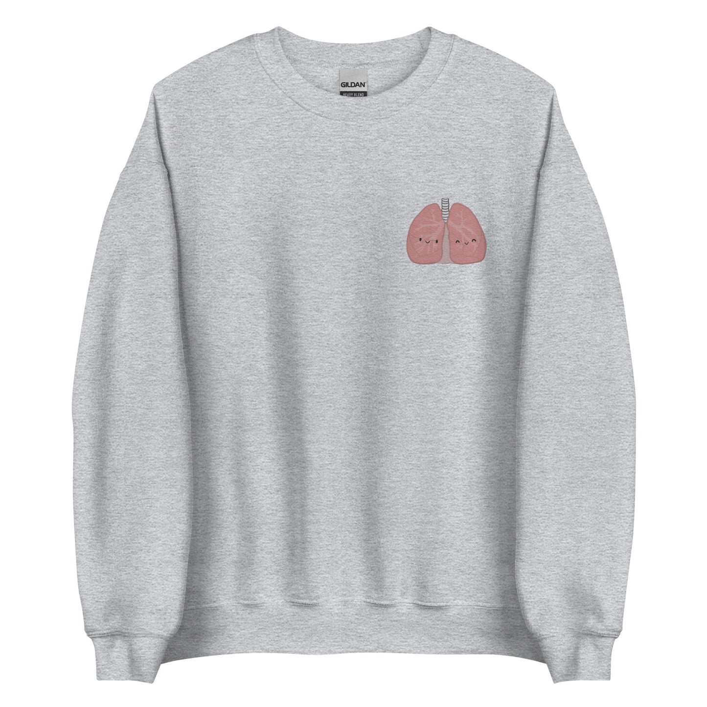 LUNGS Embroidered Unisex Sweatshirt