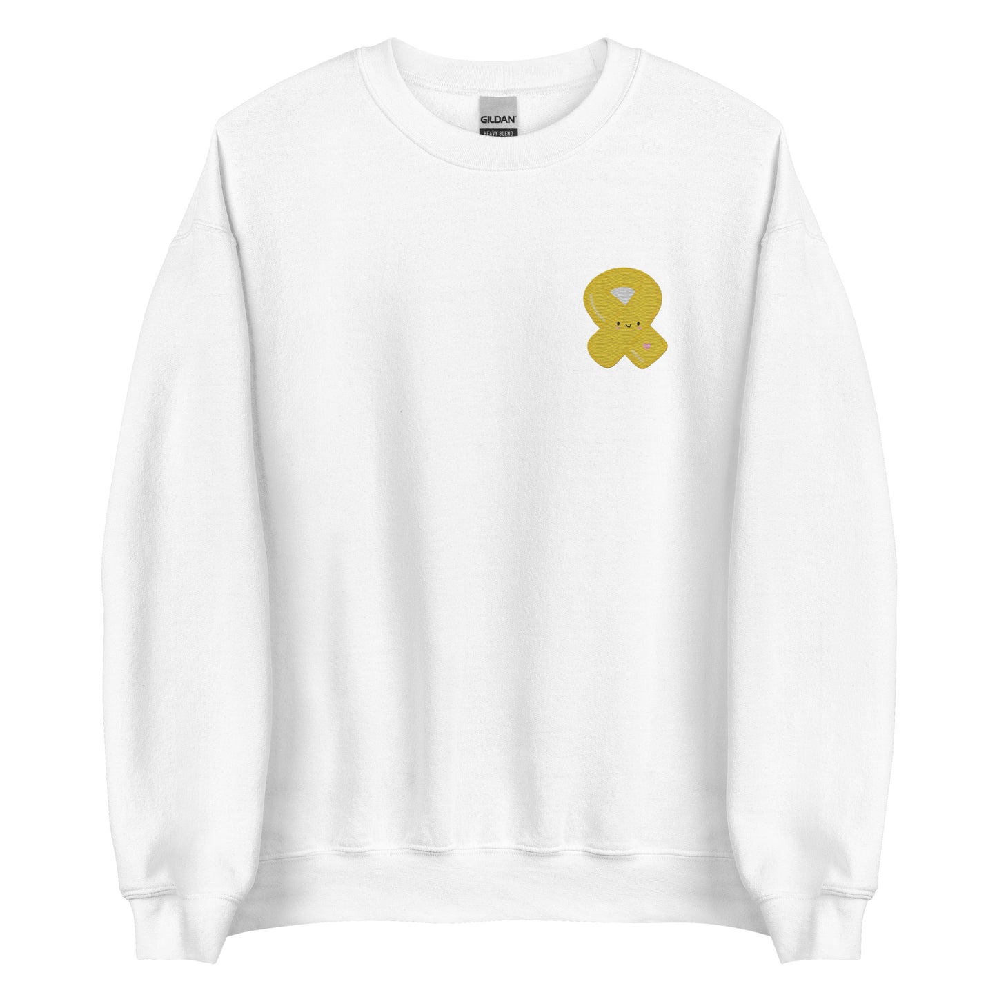 GOLD RIBBON Embroidered Unisex Sweatshirt