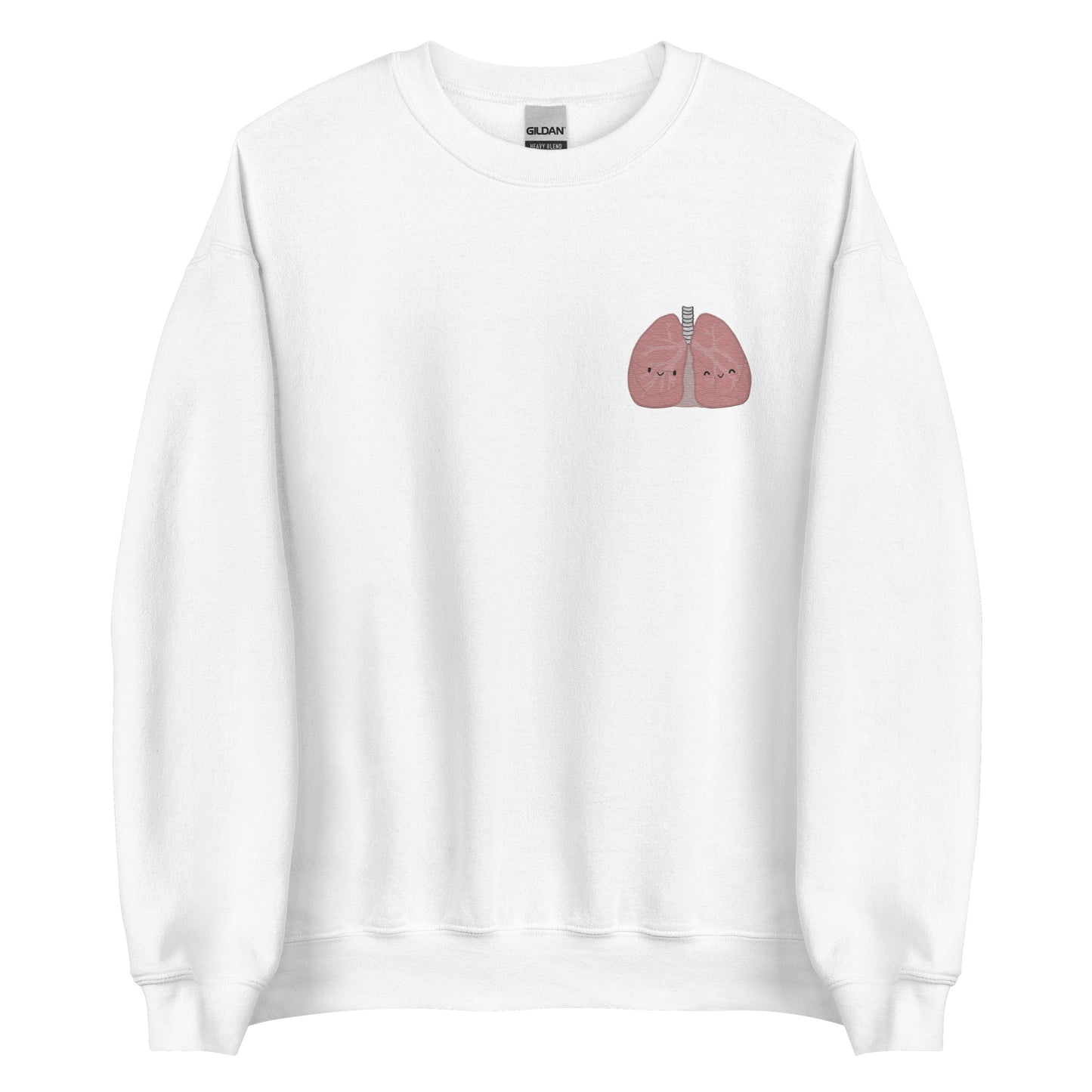 LUNGS Embroidered Unisex Sweatshirt