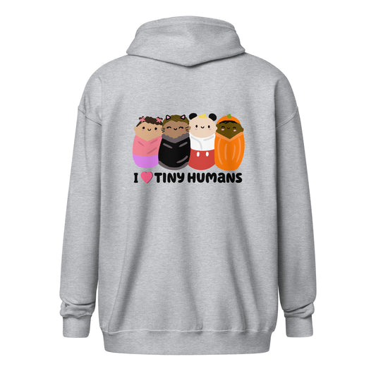 I Love Tiny Humans Unisex Hoodie