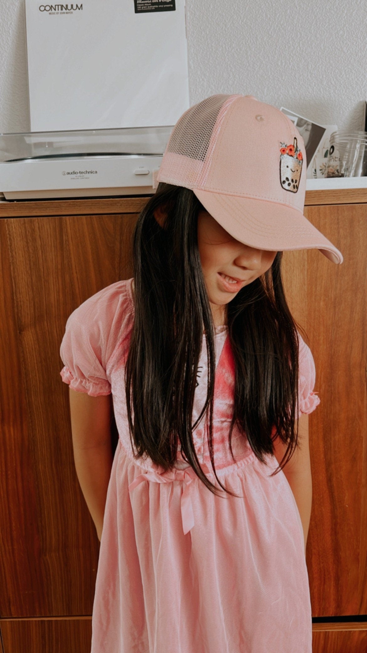 Kid Hats: Embroidered Boba & Dumpling