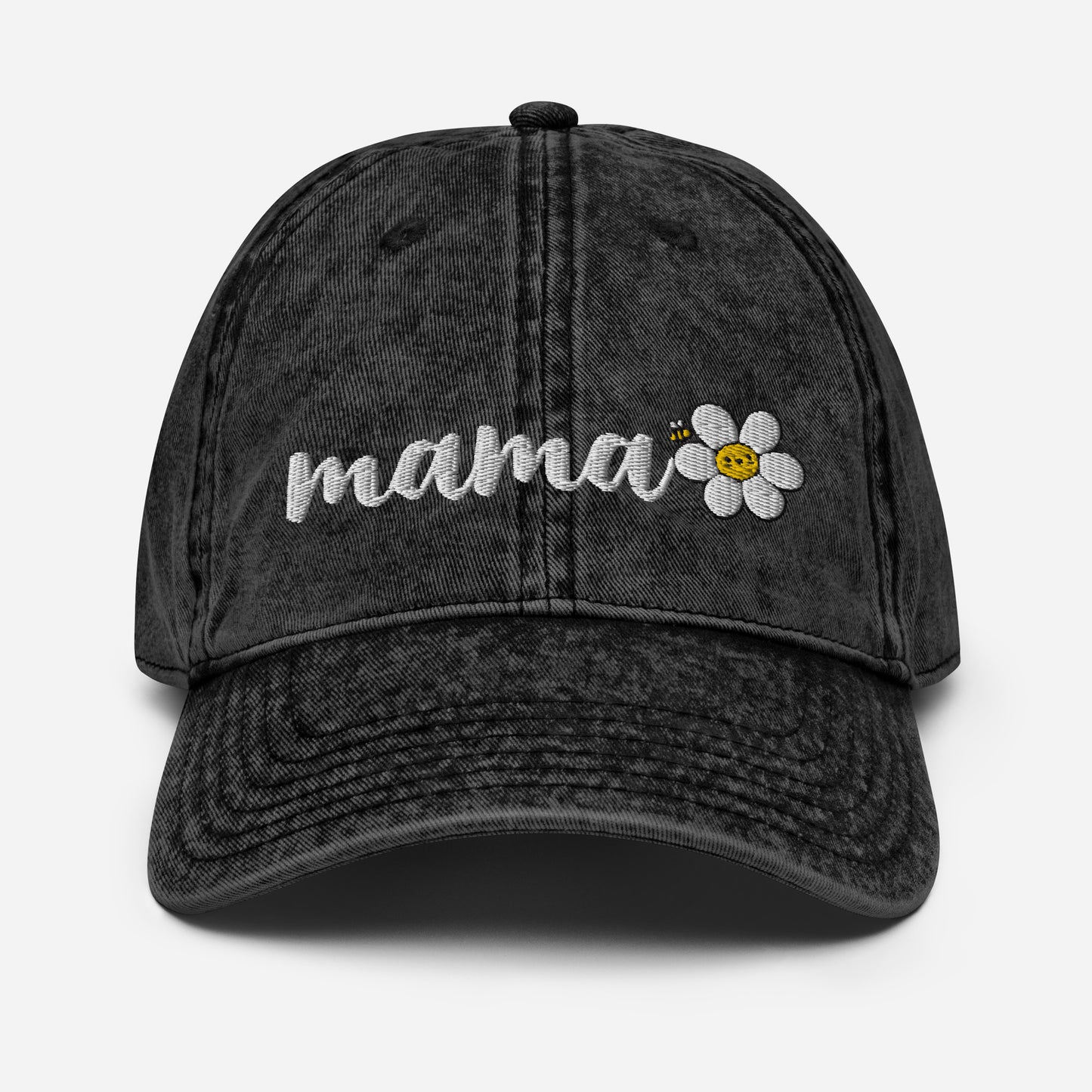 MAMA-Vintage Cotton Twill Cap